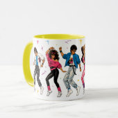 Tasse de soirée dansante 80's (Devant gauche)