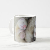 Tasse de sommeil de furet de maman et de bébé (Devant gauche)