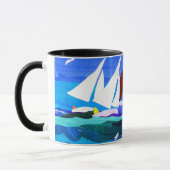 Tasse de sonnerie "de bateaux à voile" (Gauche)
