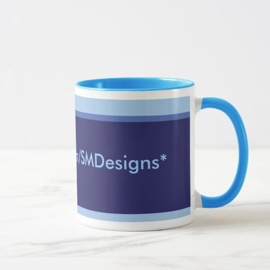 Tasse de sonnerie de Bluesband 15oz (Droite)