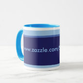 Tasse de sonnerie de Bluesband 15oz (Devant gauche)