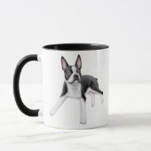Tasse de sonnerie de Boston Terrier (Gauche)
