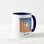 Tasse de sonnerie de cabine de rondin (Devant droit)