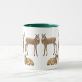 Tasse de sonnerie de cerfs communs coupée la queue (Centre)