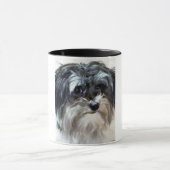 Tasse de sonnerie de chien de Havanese (Centre)