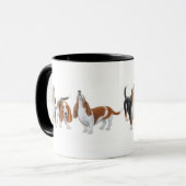 Tasse de sonnerie de chiens de basset (Devant gauche)