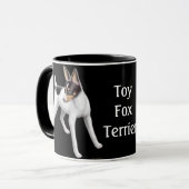 Tasse de sonnerie de Fox Terrier de jouet (Devant gauche)