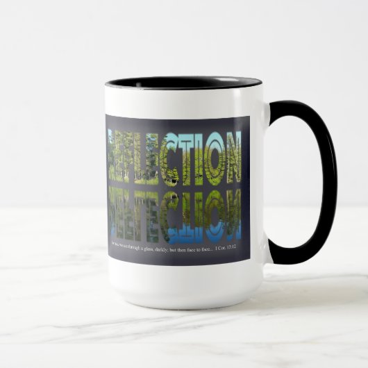 Tasse de sonnerie de la réflexion 15oz (Droite)