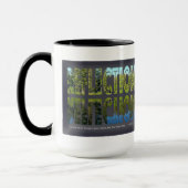 Tasse de sonnerie de la réflexion 15oz (Gauche)