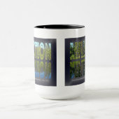 Tasse de sonnerie de la réflexion 15oz (Centre)