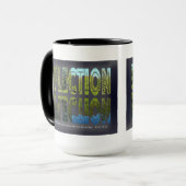 Tasse de sonnerie de la réflexion 15oz (Devant gauche)