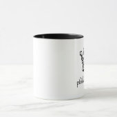 Tasse de sonnerie de noir de roi de philosophe (Centre)