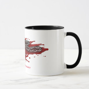 Tasse de sonnerie de pendentif de marée croissant
