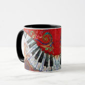 Tasse de sonnerie de piano (Devant gauche)