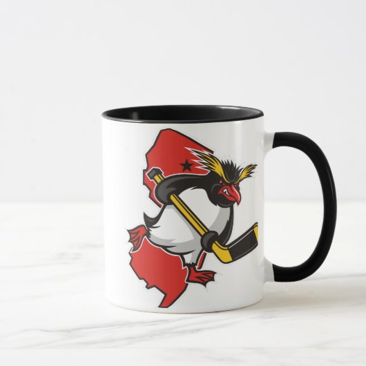 Tasse de sonnerie de pingouins du Jersey (Droite)
