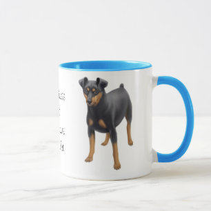 Tasse de sonnerie de Pinscher miniature