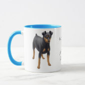 Tasse de sonnerie de Pinscher miniature (Gauche)