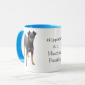Tasse de sonnerie de Pinscher miniature (Devant gauche)