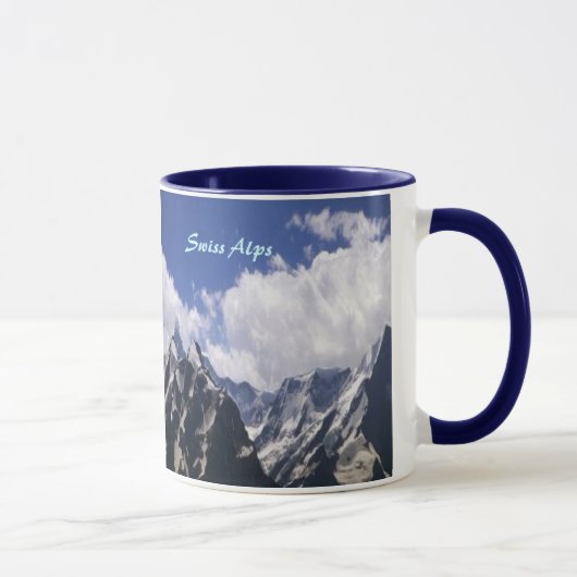 Tasse de sonnerie de Suisse-Alpes (Droite)