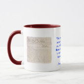 Tasse de sonnerie de Thomas Jefferson de valeurs (Gauche)