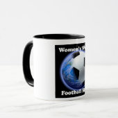 Tasse de sonnerie d'exposition du football du (Devant gauche)