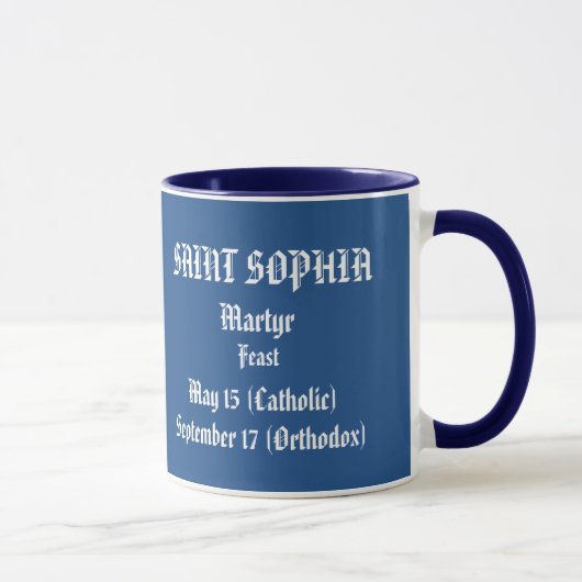 Tasse de Sophia de saint (Droite)