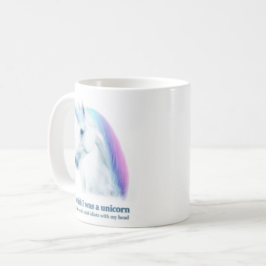 Tasse de souhait de licorne (Devant gauche)