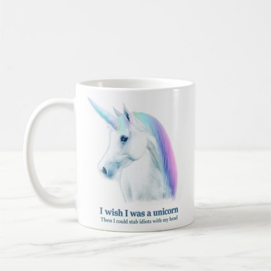 Tasse de souhait de licorne (Gauche)