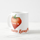 Tasse de soupe à tomate (Devant gauche)