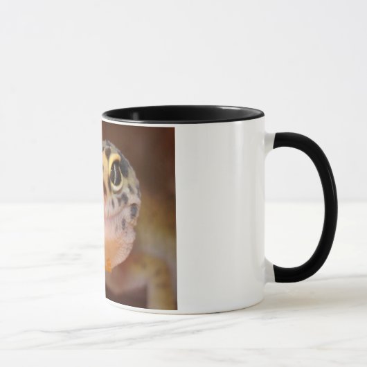 Tasse de sourire de Gecko de léopard (Droite)