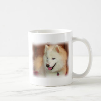 Tasse de sourire d'effet de peinture à l'huile de