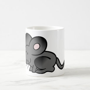 Tasse de souris de bande dessinée