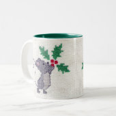 Tasse de souris de Noël (Devant gauche)
