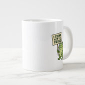Tasse de soutien grenouille minimaliste (Devant droit)