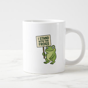 Tasse de soutien grenouille minimaliste