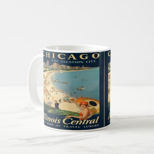 Tasse de souvenir de Chicago (Devant gauche)