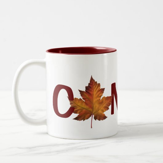 Tasse de souvenir de feuille d'érable du Canada de (Gauche)