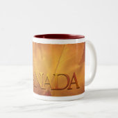 Tasse de souvenir de feuille d'érable du Canada de (Devant droit)