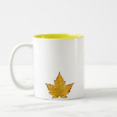 Tasse de souvenir de feuille d'érable du Canada de (Gauche)