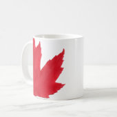 Tasse de souvenir de feuille d'érable du Canada de (Devant gauche)