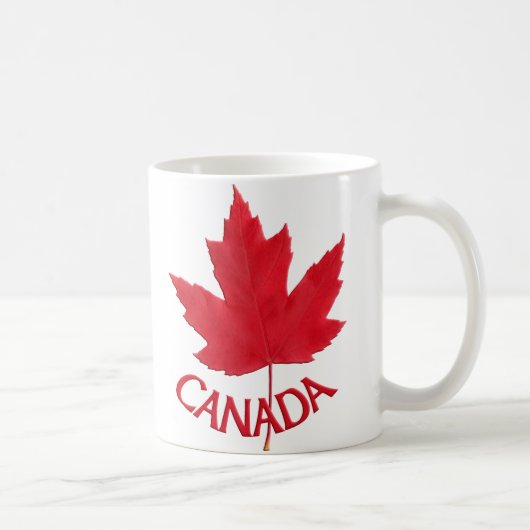 Tasse de souvenir de feuille d'érable du Canada de (Droite)