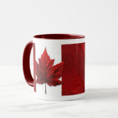 Tasse de souvenir de feuille d'érable du Canada de (Devant gauche)