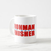 Tasse de souvenir de finisseur d'Ironman (Devant gauche)