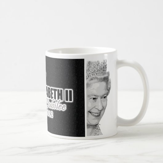 Tasse de souvenir de jubilé de diamant (Droite)