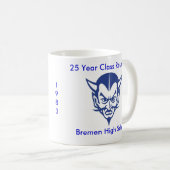 Tasse de souvenir de la Réunion de classe (Devant droit)