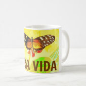 Tasse de souvenir du Costa Rica de papillon de (Devant droit)