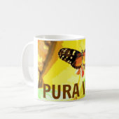 Tasse de souvenir du Costa Rica de papillon de (Devant gauche)