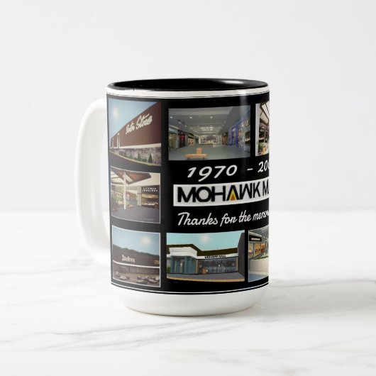 Tasse de souvenirs de mail de Mohawk (Devant gauche)