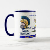 Tasse de Spartan de l'école secondaire supérieure (Gauche)