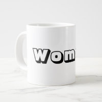 Tasse de spécialité de couleur de texte noir nom d